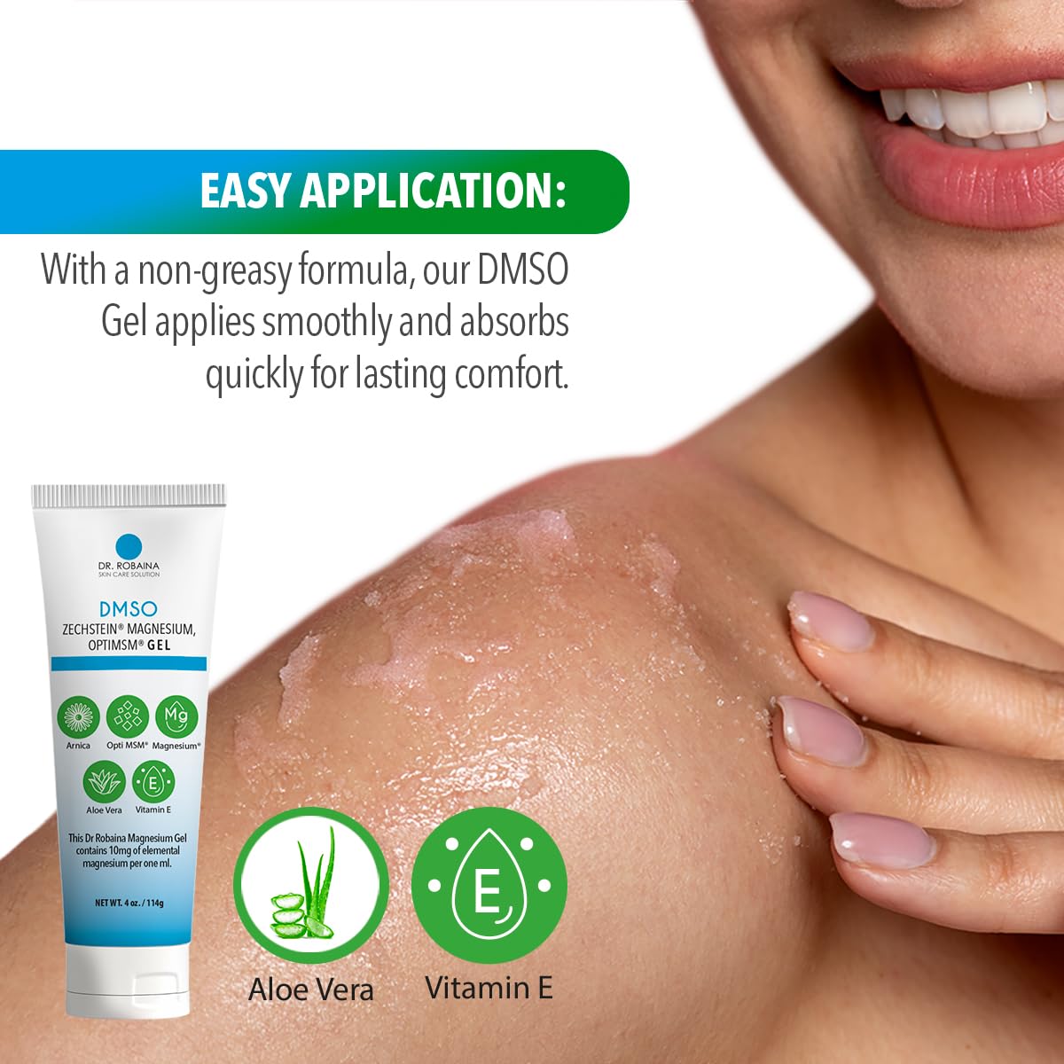 Dr. Robaina ingredients label close-up highlighting key components and transparency benefit