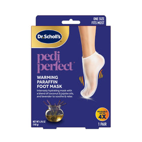 Dr. Scholl's front packaging showing product and benefits for hydrating feet