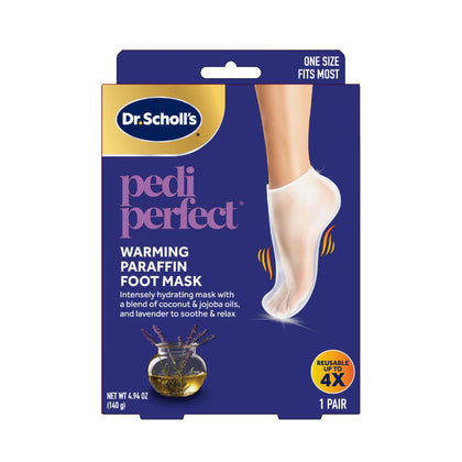 Dr. Scholl's front packaging showing product and benefits for hydrating feet