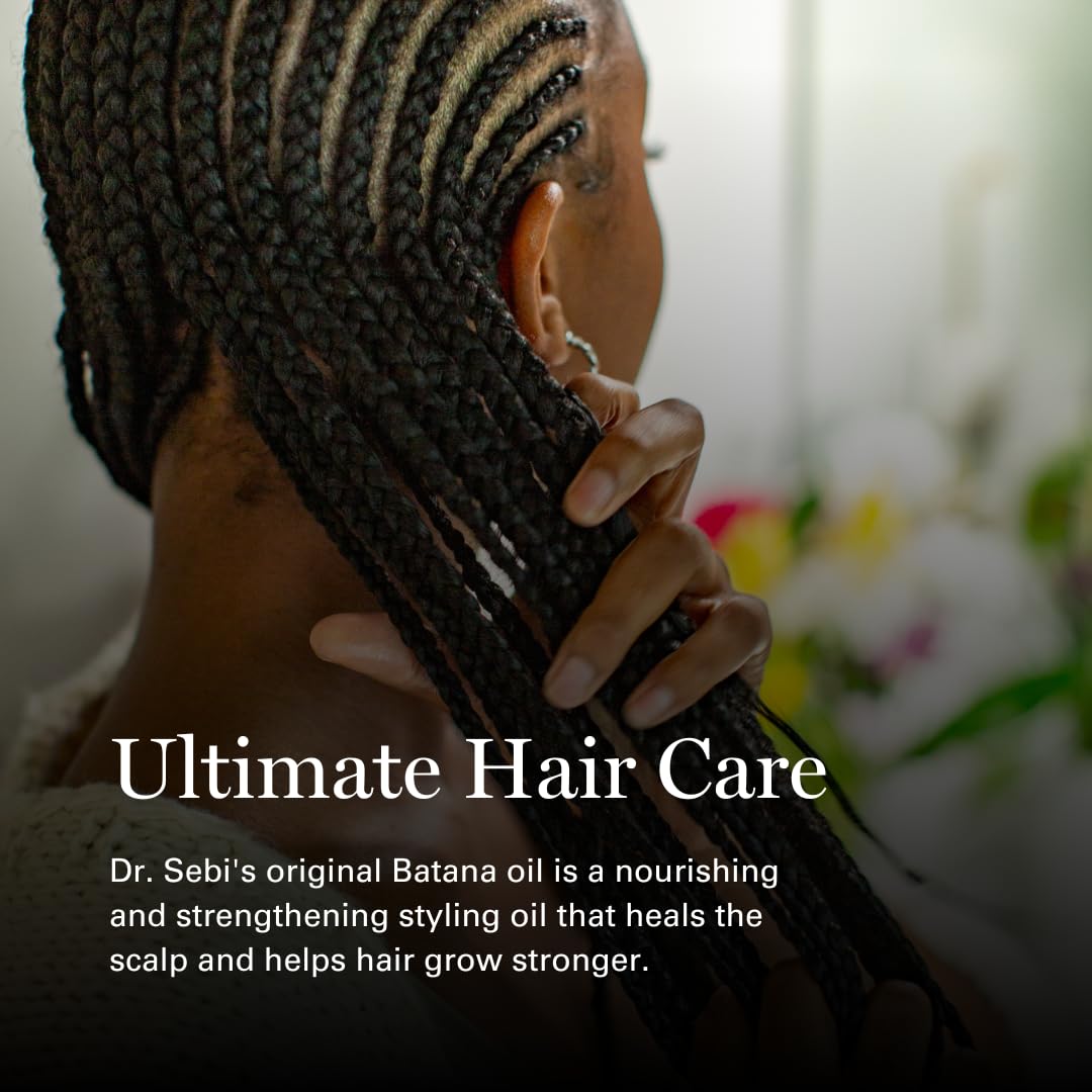 Dr. Sebi's Cell Food oil pouring from dropper highlighting smooth consistency and easy application