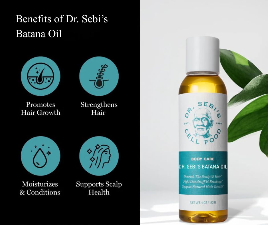 Dr. Sebi's Cell Food applied to hair ends demonstrating shine and reduced frizz benefit
