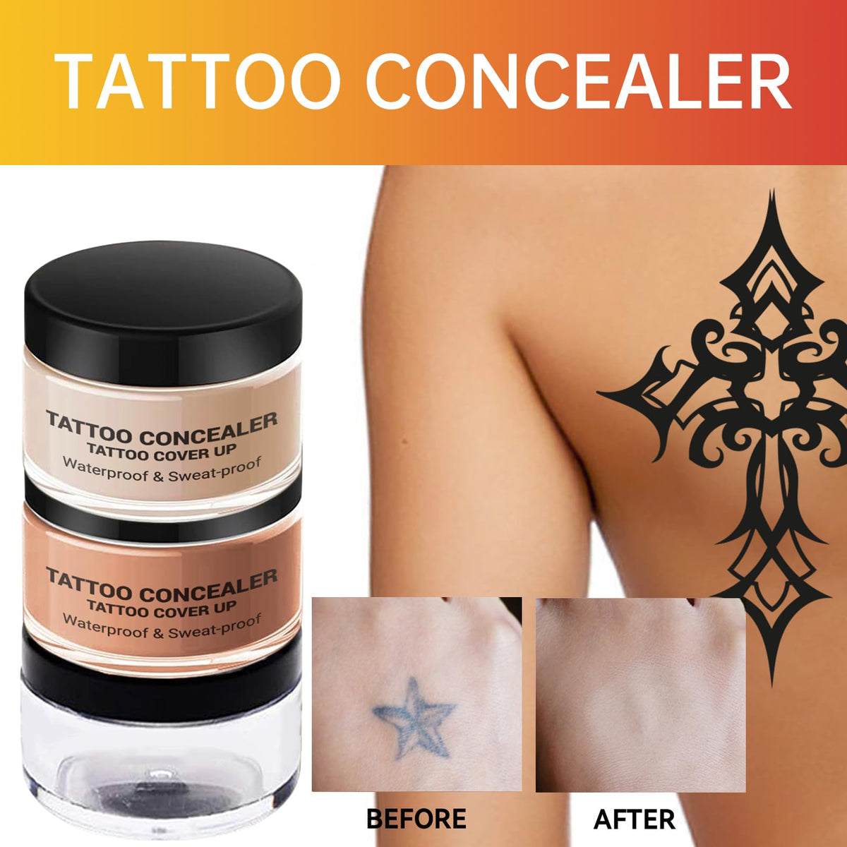 DR.Seya open compact with creamy concealer visible, easy-to-apply benefit