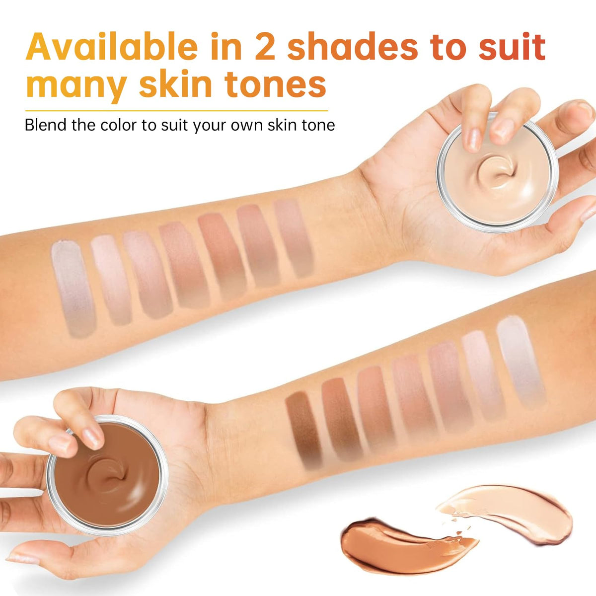 DR.Seya lifestyle image outdoors wearing coverage, emphasizes long-wear benefit