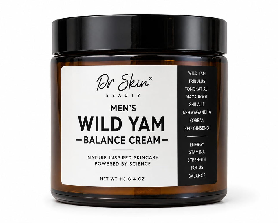 Dr Skin front packaging showing brand and 4oz jar benefits
