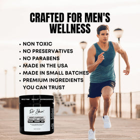 Dr Skin jar inside gym bag illustrating convenient post-workout use