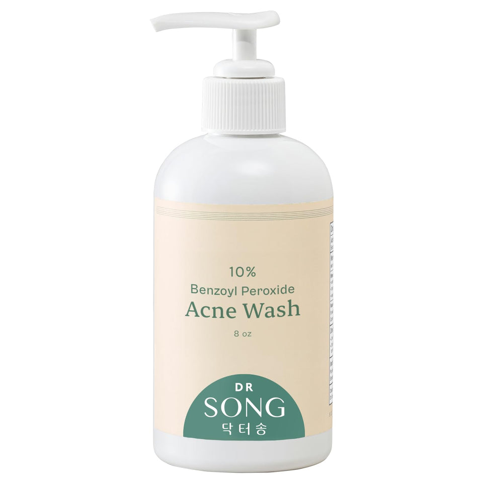 Dr Song front bottle view showing label and 8 fl oz size for acne treatment