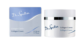 Dr. Spiller cream being applied to cheek illustrating hydration and improved skin comfort