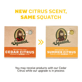 Dr. Squatch bars styled in bathroom showing routine upgrade benefit