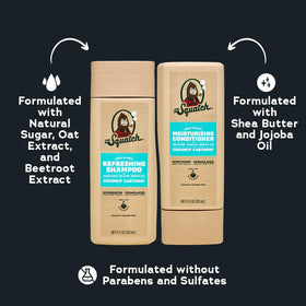 Dr. Squatch conditioner creamy texture in palm, indicates deep moisturization benefit