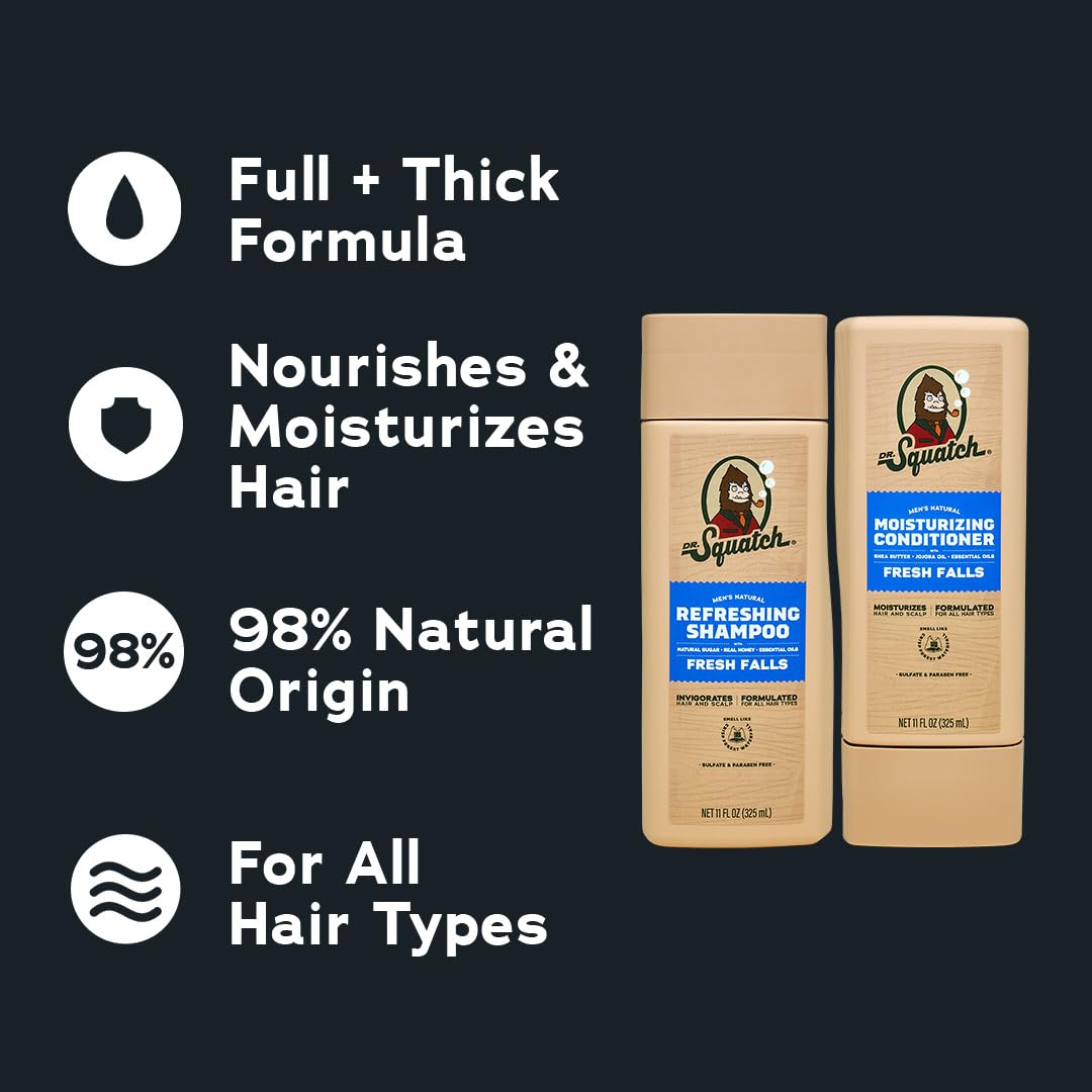 Dr. Squatch conditioner cream closeup showing rich moisturization