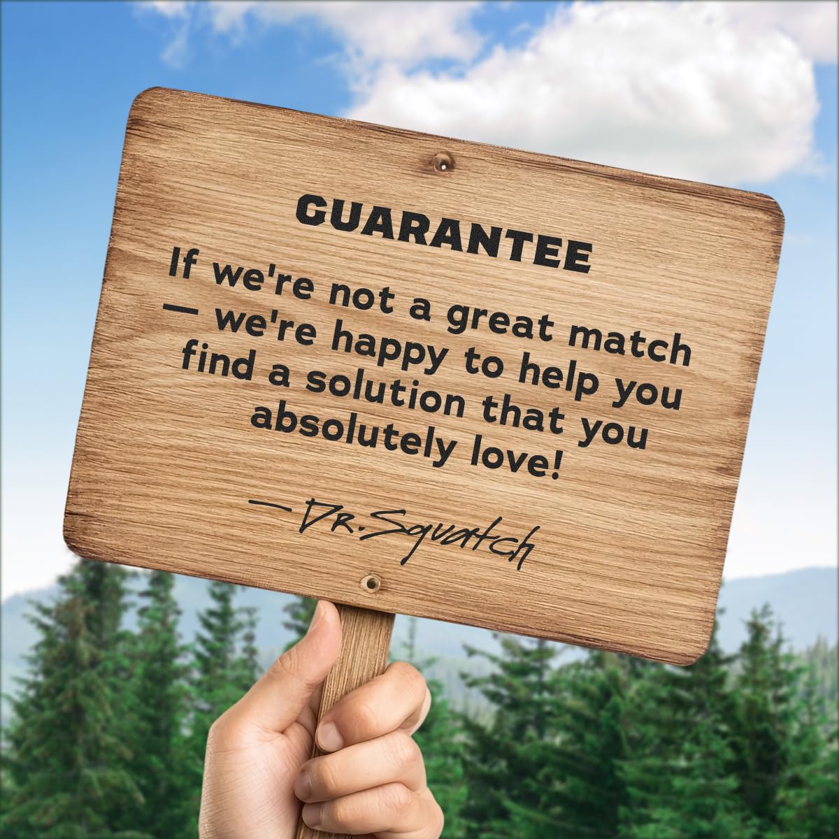 Dr. Squatch gift-packaging in lifestyle scene suggesting gifting appeal and premium benefit