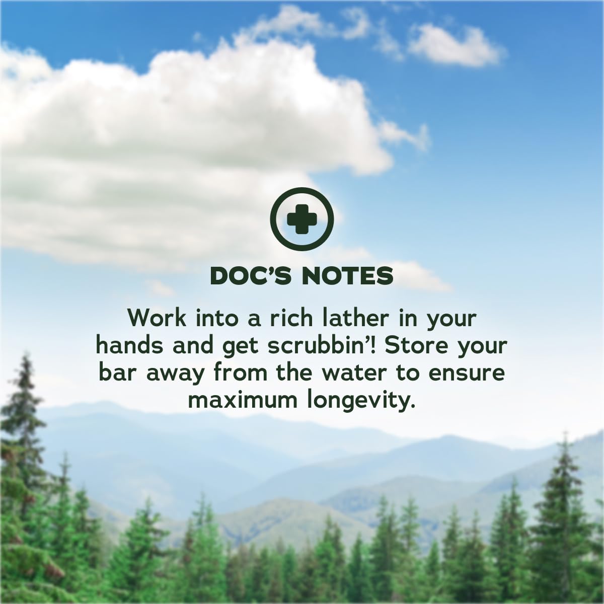 Dr. Squatch I'll be Bricc soap on shower ledge illustrating travel and daily-use benefit