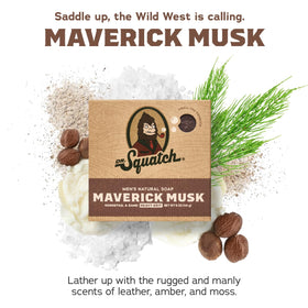 Dr. Squatch bar texture close-up revealing natural oils and clay for smooth conditioning