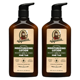 Dr. Squatch front packaging showing two-packs and pine tar branding for convenience