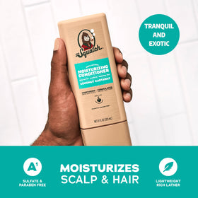 dr. squatch shampoo texture drop showing gentle lather and cleansing benefit