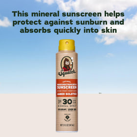 Dr. Squatch applied on a person at the beach showing outdoor protection while active