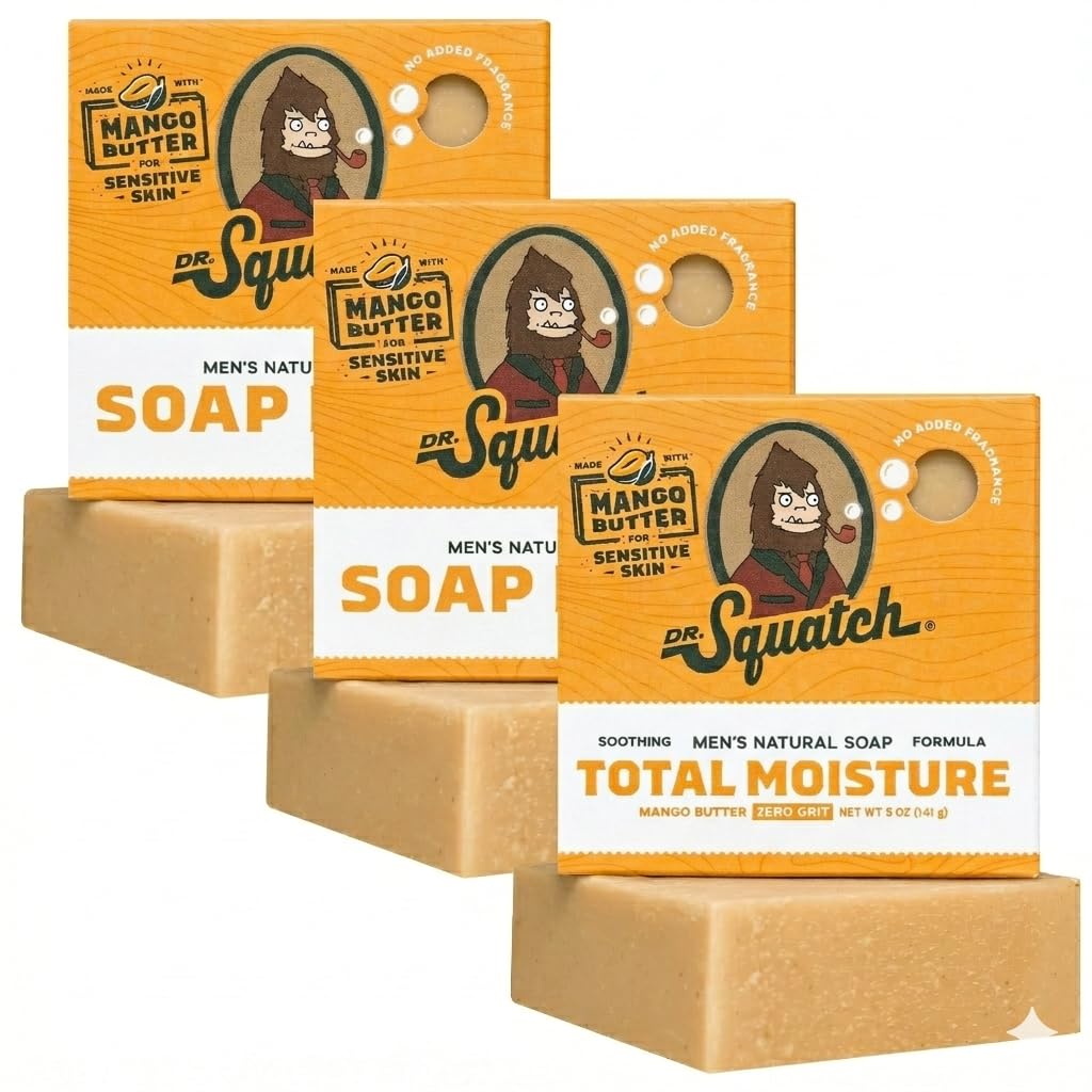 Dr. Squatch front packaging showing the 3-pack and clear branding for easy selection