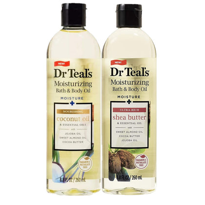 Dr Teal's front packaging showing both oils and gift set appeal