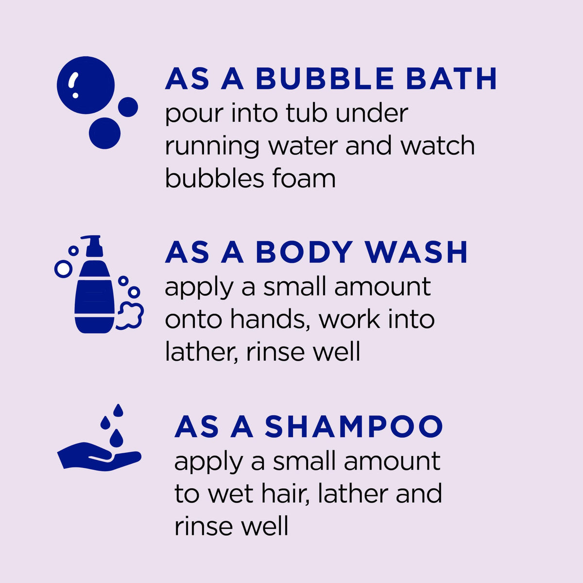 Dr Teal's foam and bubbles filling a child's bathtub, creating playful calm benefit