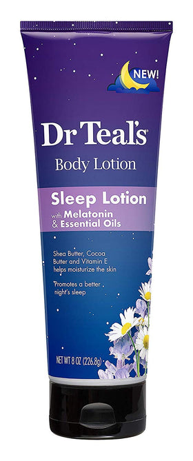 Dr Teal's lotion texture close-up highlighting fast-absorbing hydration benefit
