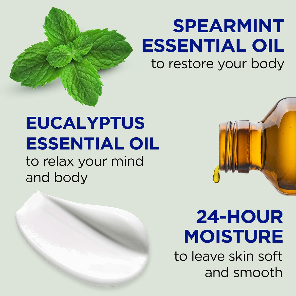 Dr Teal's pump and label close-up highlighting ingredients list