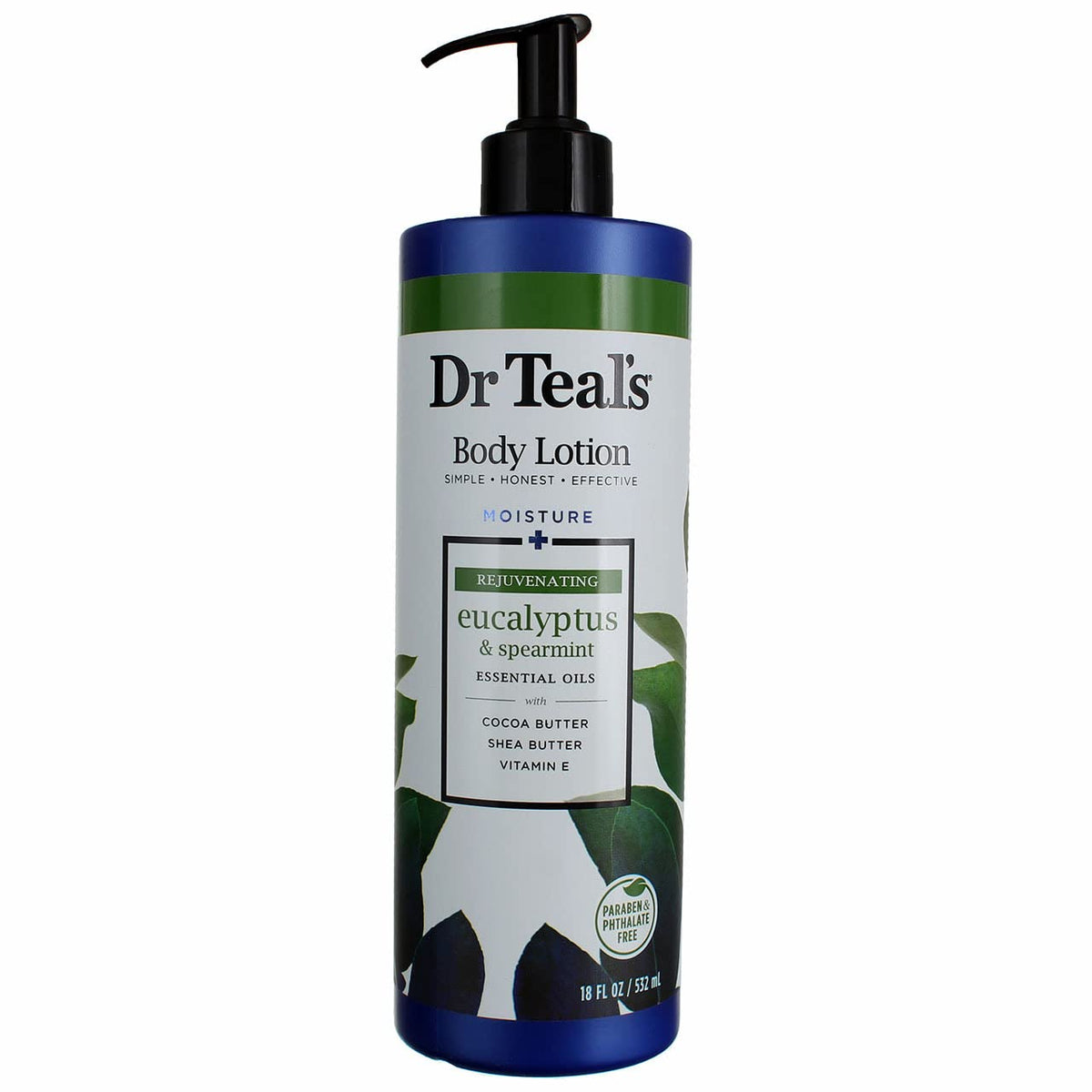 Dr Teal's two 18 fl oz bottles side-by-side showing value and supply benefit