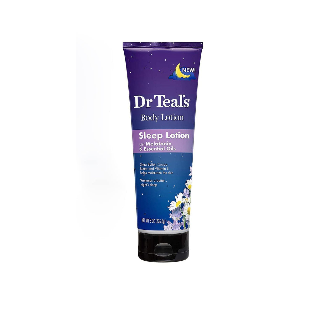 Dr Teal's sleep spray misting on a pillow to promote a calming bedtime atmosphere