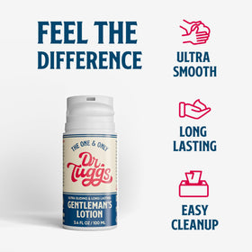 Dr. Tuggs back label closeup displaying ingredients and usage information
