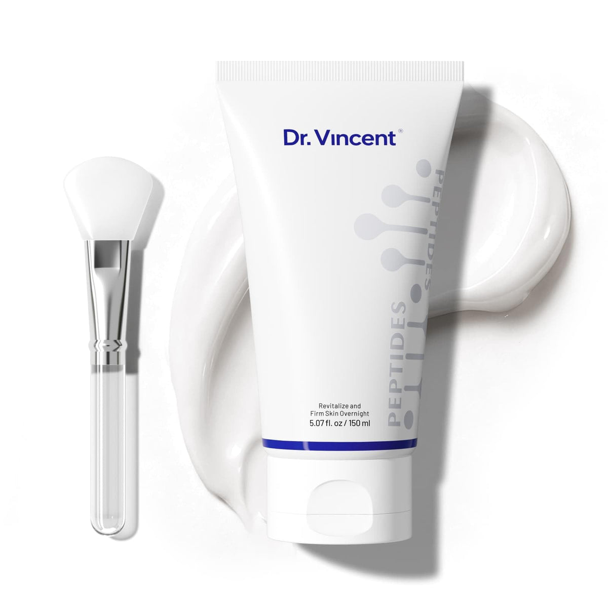 Dr Vincent jar front view showing packaging and size benefit