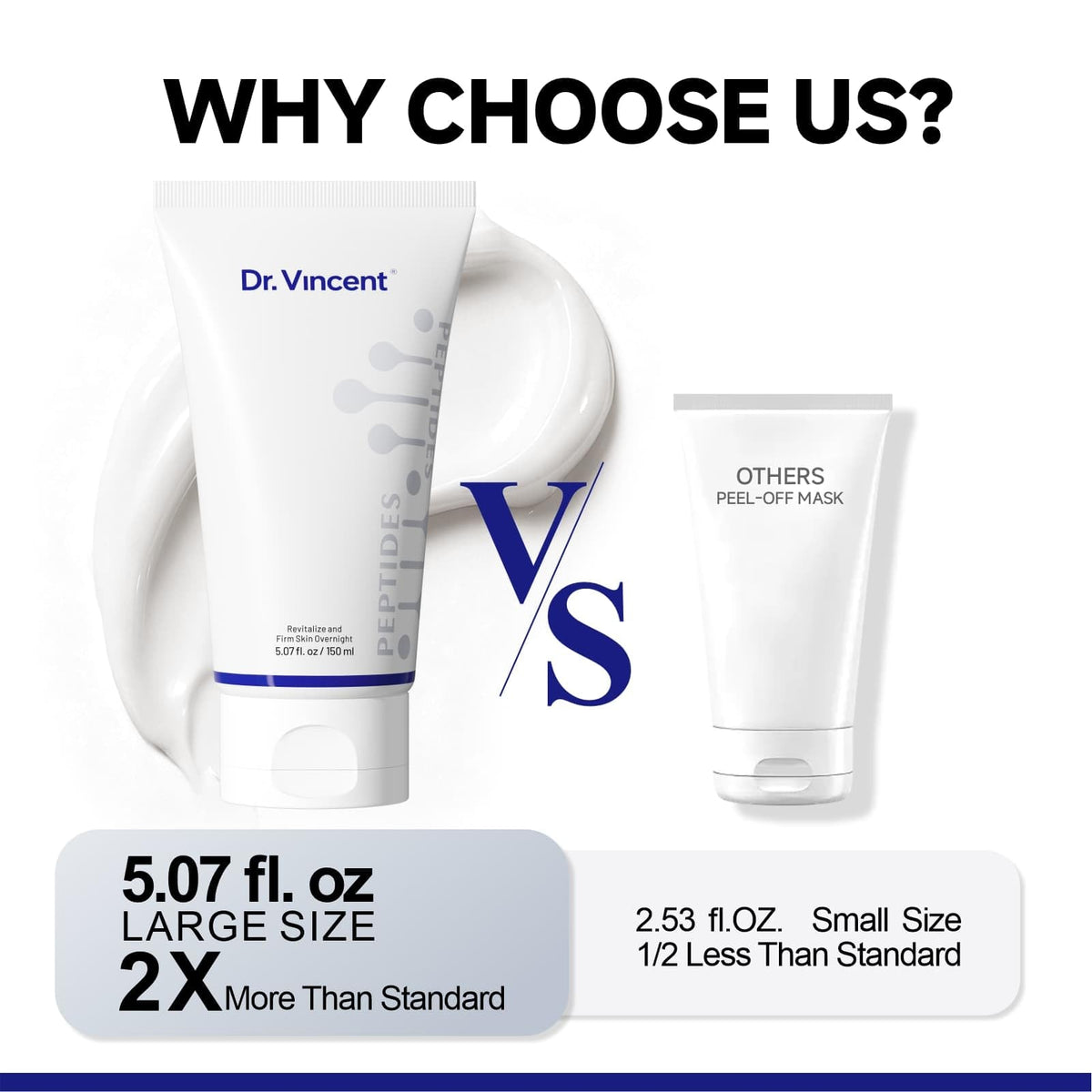 Dr Vincent collagen mask thick texture close-up for deep hydration