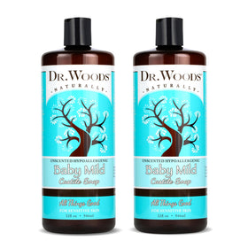 Dr. Woods front packaging showing product and benefits for sensitive skin