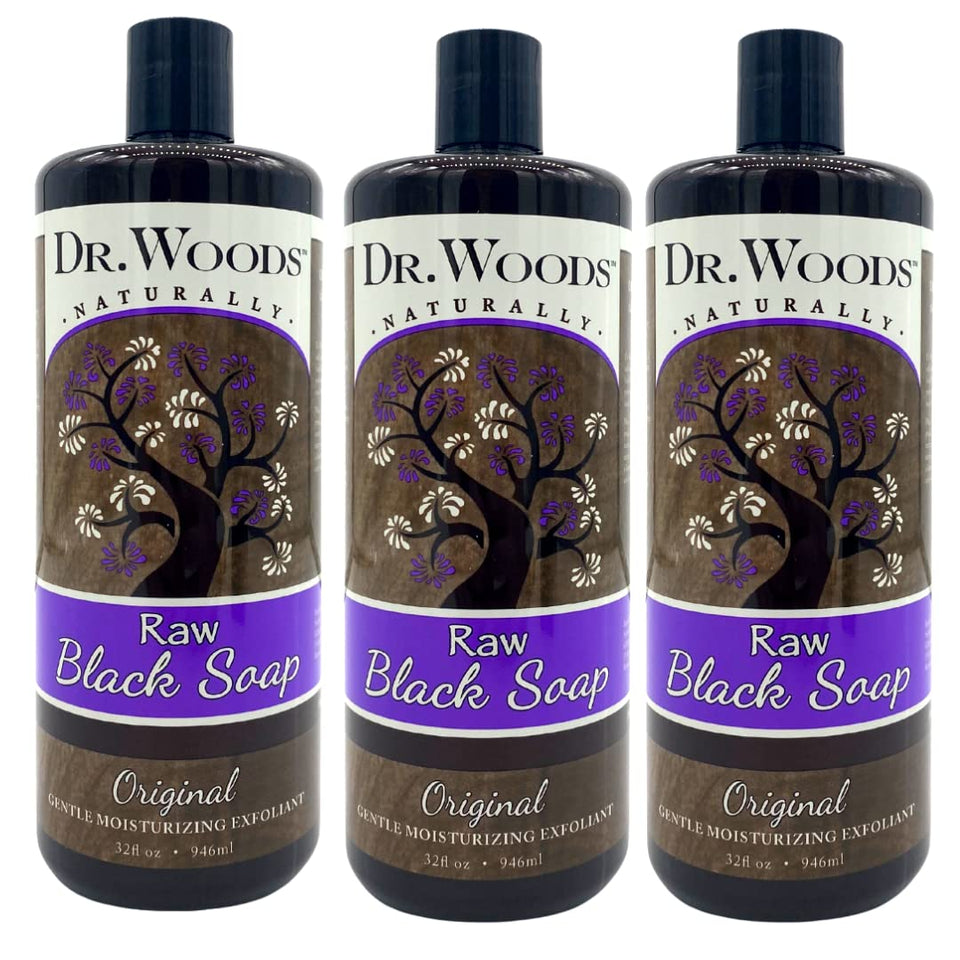 Dr. Woods front packaging showing 32 oz bottles and value pack benefit
