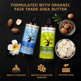 Dr. Woods raw shea butter ingredient highlighting nourishment