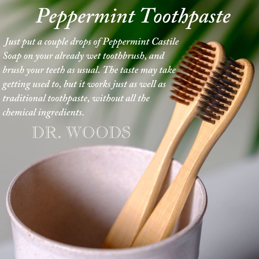 Lifestyle shower scene with Dr. Woods soap providing a refreshing clean