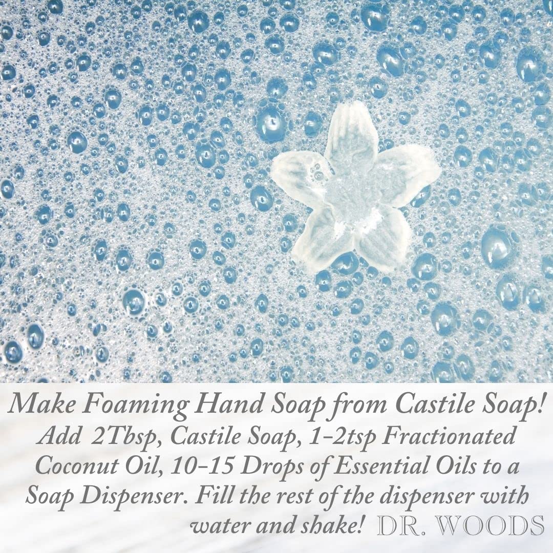 Dr. Woods diluted for gentle kitchen surface cleaning with peppermint