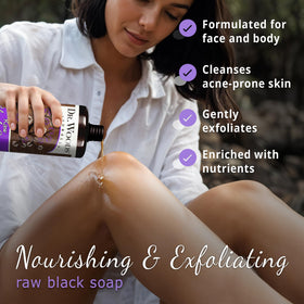 Dr. Woods organic shea butter close-up highlighting moisturizing ingredient benefits