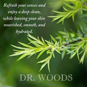 Dr. Woods close-up of raw shea butter texture highlighting moisturize