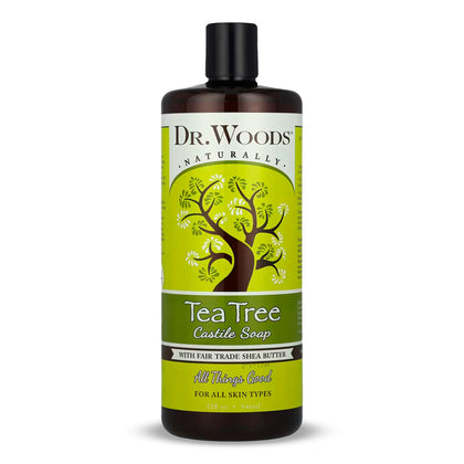 Dr. Woods front label showing product name and size for clear identification and trust