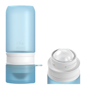 Draduo front view showing compact applicator and cap, convenient for travel