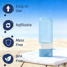 Draduo refill opening with bottle, reusable design reduces waste