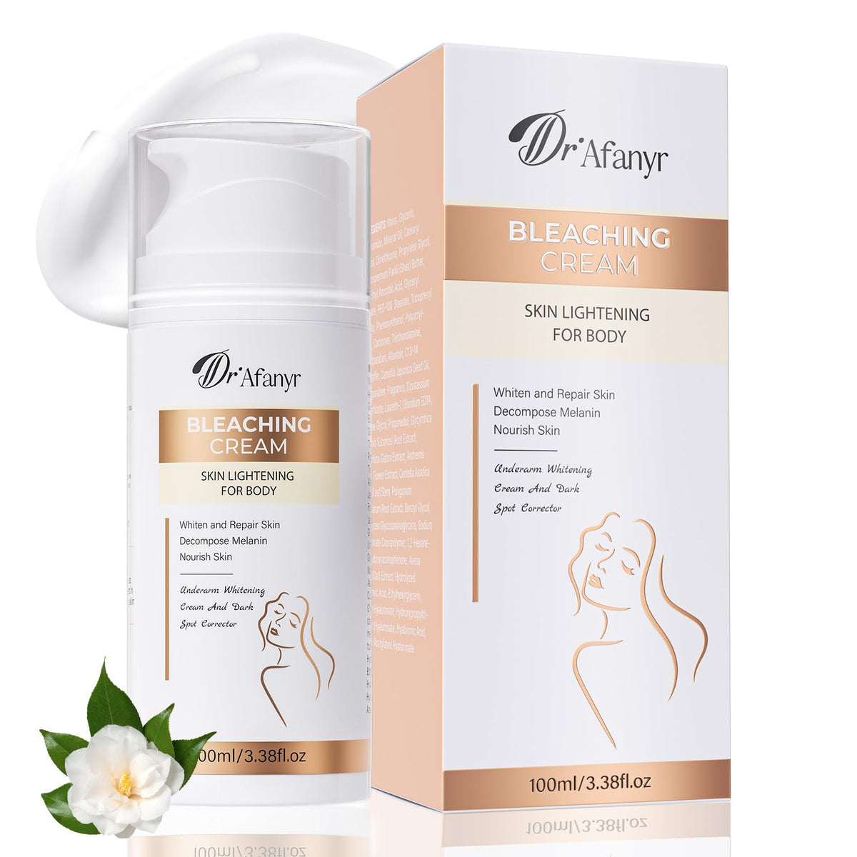 DR.Afanyr front packaging showing 100ml tube and label, clear product identification and benefit