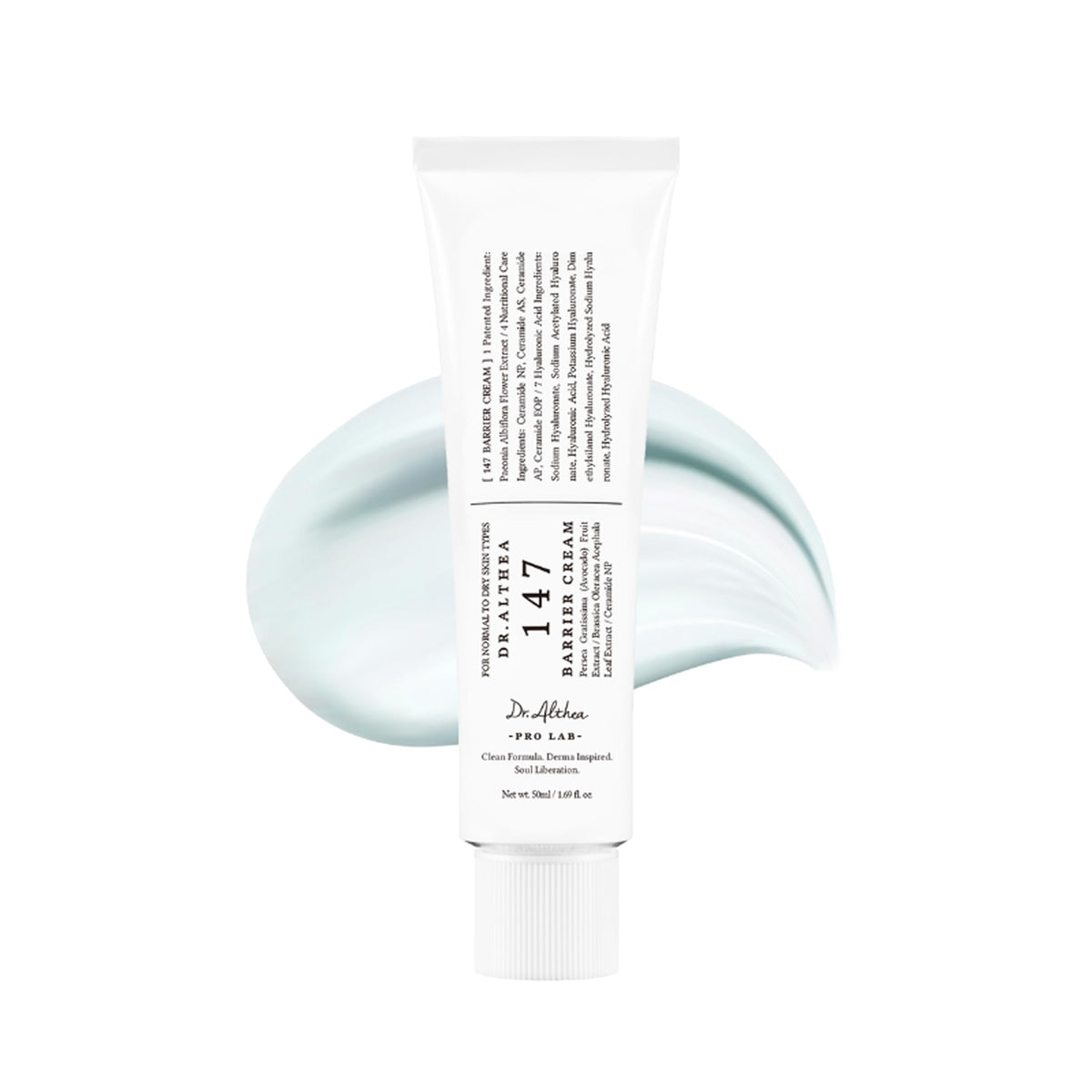 Dr.Althea 147 Barrier Cream front tube showing packaging and product size benefit