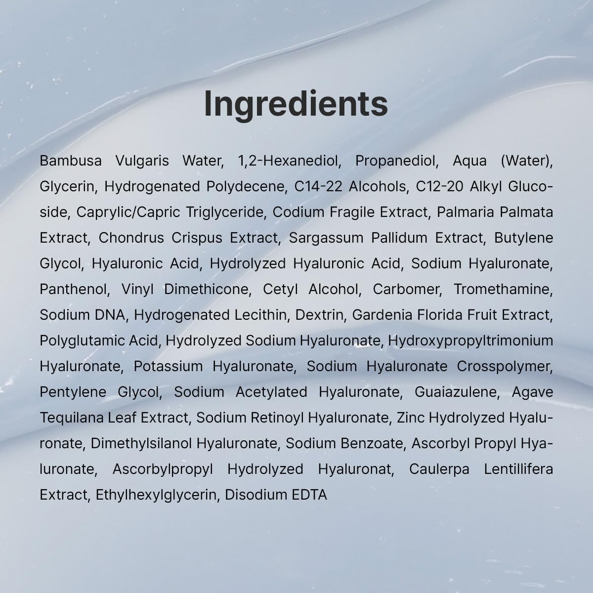 Dr.Althea bamboo water ingredient visual highlighting deep hydration