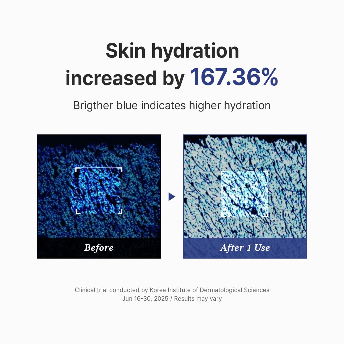 Dr.Althea close-up of lightweight texture highlighting hydration benefit