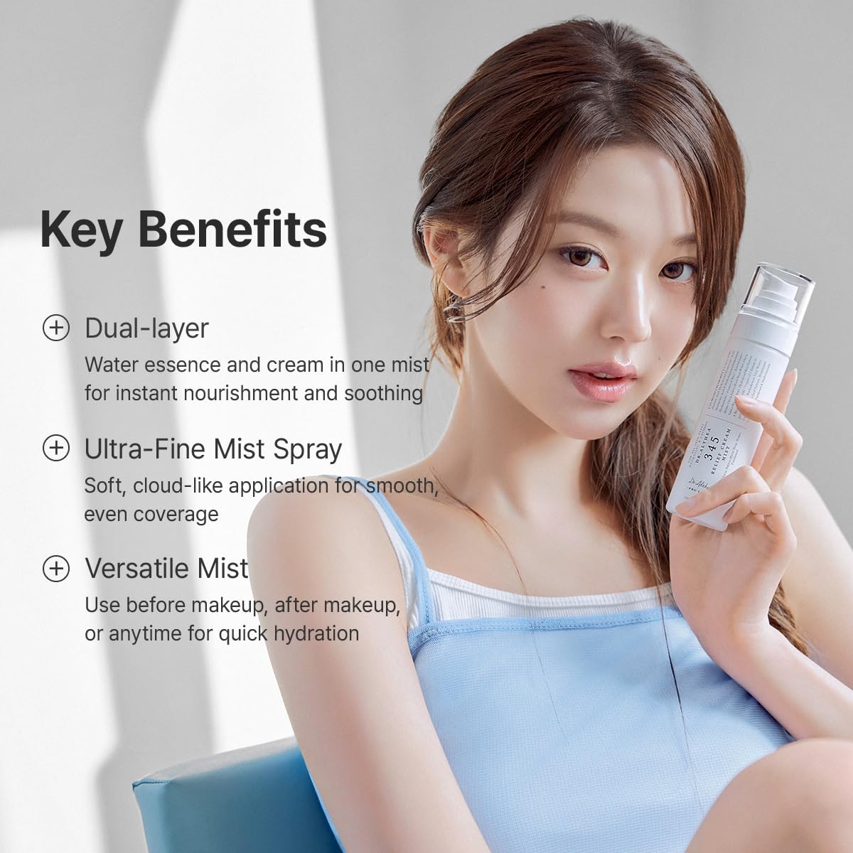 Dr.Althea milky cream layer texture droplet illustrating nourishment and smooth feel