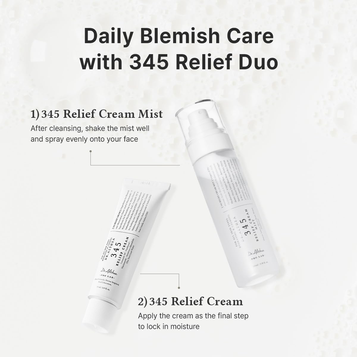 Dr.Althea mist refreshing makeup to show non-disruptive rehydration