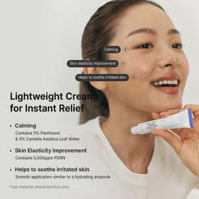 Dr.Althea ingredients layout with centella and panthenol for soothing