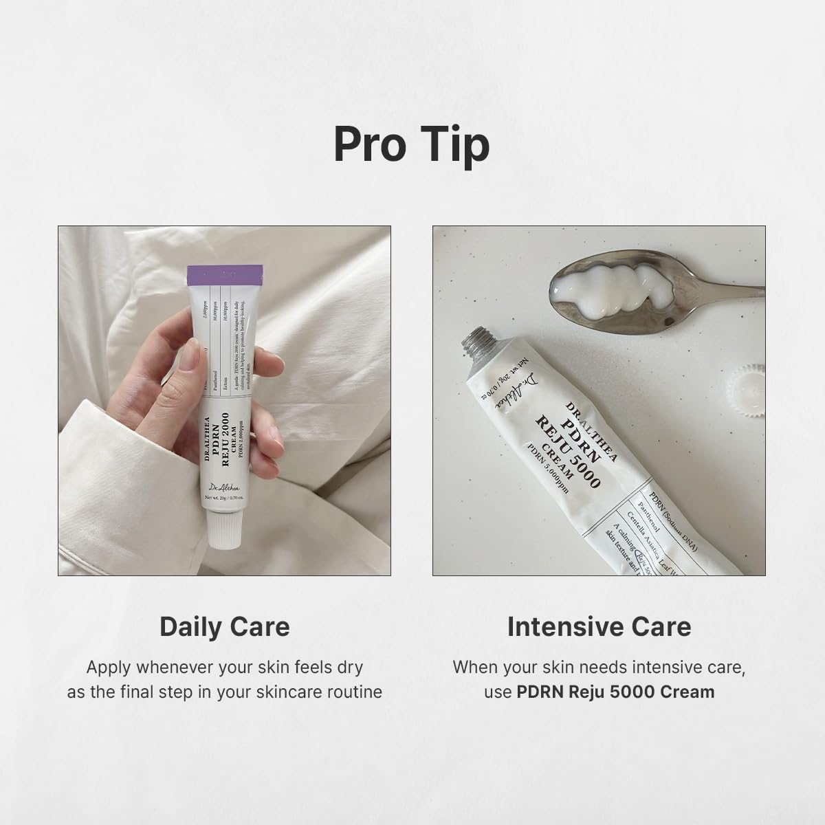 Dr.Althea product on bathroom shelf suggesting daily routine use