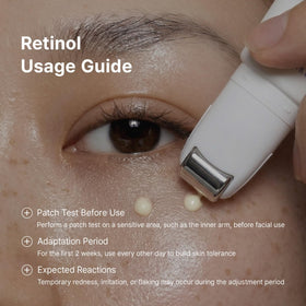 Dr.Althea roller tip detail with serum drop showing precise delivery