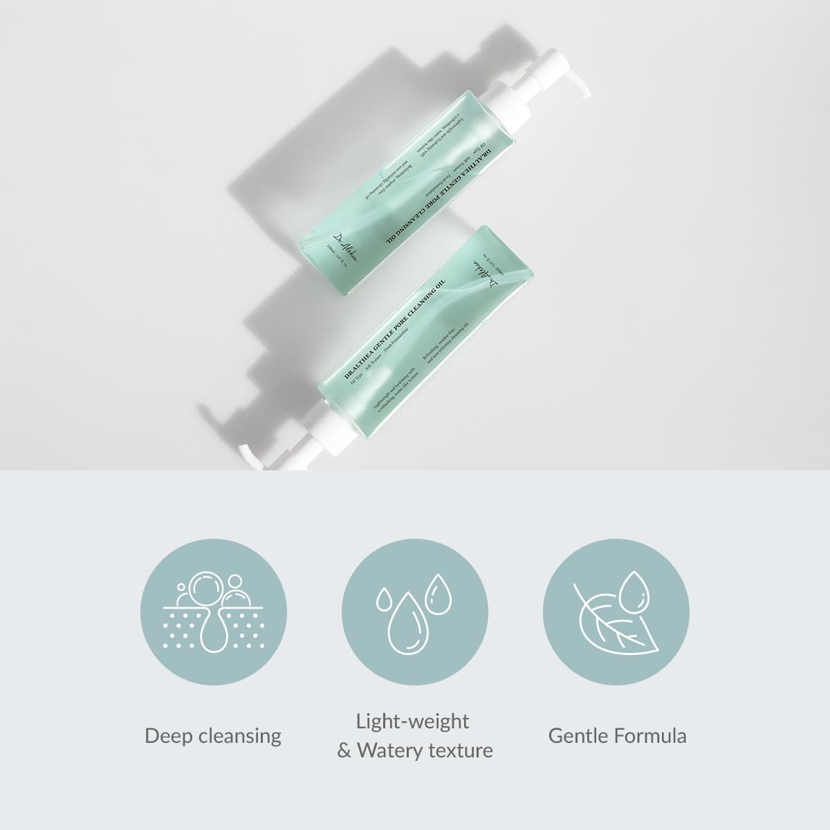 Dr.Althea watery oil texture on hand demonstrating lightweight glide